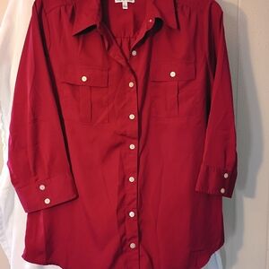 Croft & Barrow Vibrant Red Shirt